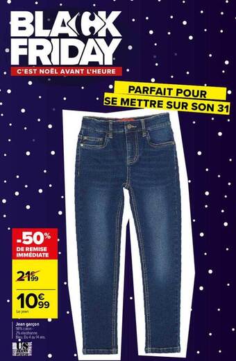Carrefour Jean garçon offre