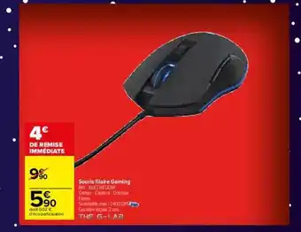 Souris filaire gaming