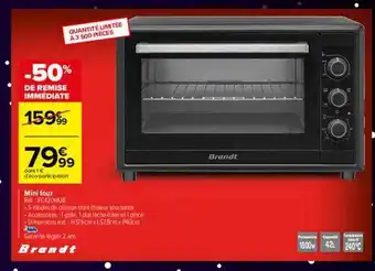 Carrefour Mini four brandt offre
