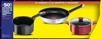 Carrefour Faitouts, les poêles et casseroles tefal offre