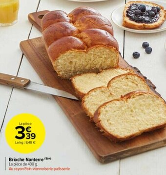 Carrefour Market Brioche nanterre offre