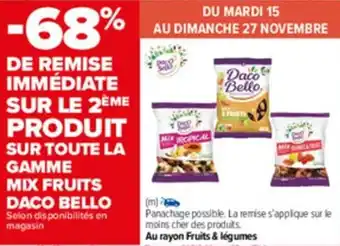 Carrefour Market Daco bello offre