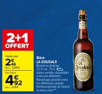 Carrefour Market Bière LA GOUDALE offre