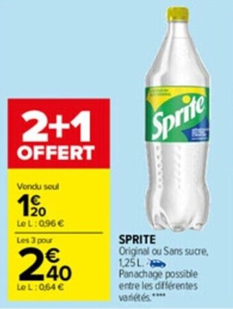 Carrefour Market Sprite offre
