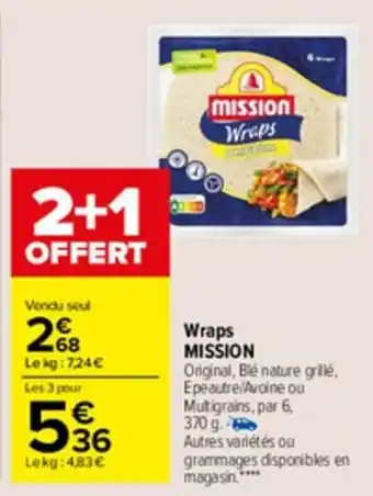 Carrefour Market Wraps MISSION offre