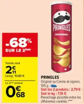 Carrefour Market Pringles offre
