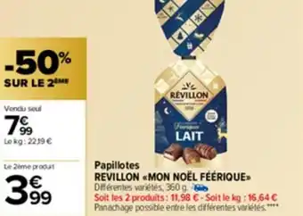 Carrefour Market Papillotes revillon mon noël féérique offre