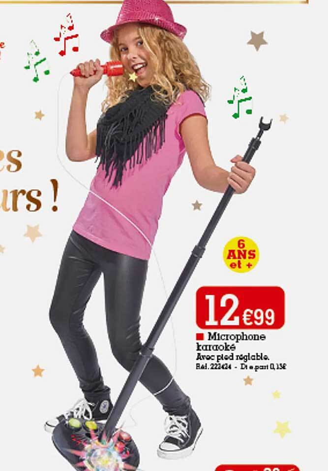 Promo Microphone karaoke chez Kandy