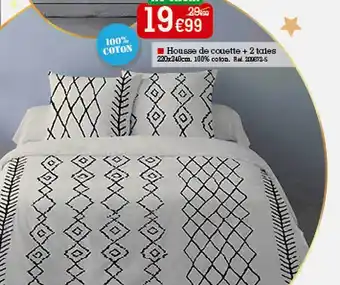 Kandy Housse de couette + 2 taies offre