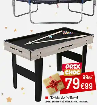 Kandy Table de billard offre