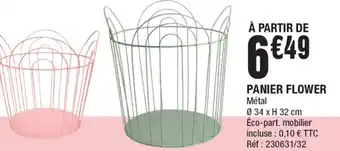 Panier Flower