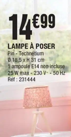 La Foir'Fouille Lampe à Poser offre