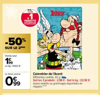 Carrefour Market Calendrier de l'Avent offre