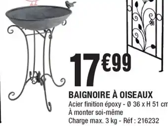 Baignoire à Oiseaux