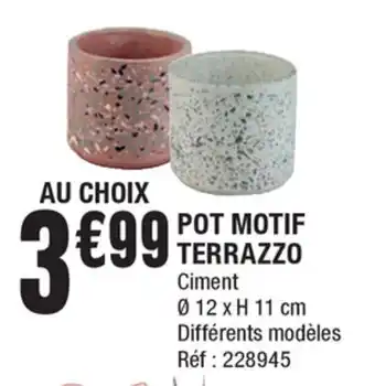 Pot Motif Terrazzo