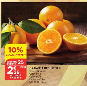 Bi1 Orange a Deguster offre