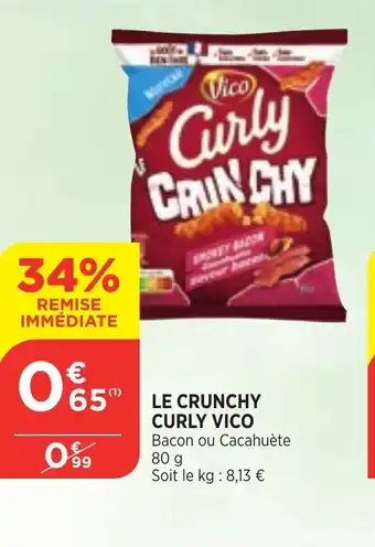 Bi1 Le Crunchy Curly Vico offre