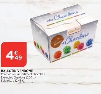 Bi1 Ballotin Vendome offre