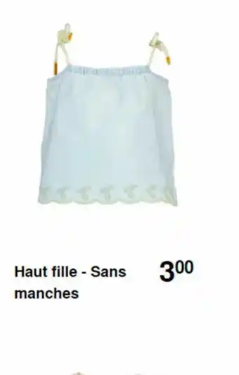 Zeeman Haut Fille Sans Manches offre
