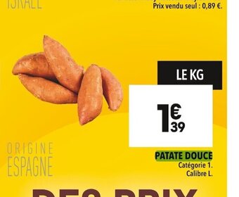 Supeco Patate Douce offre