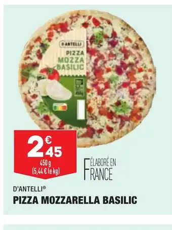 ALDI Pizza Mozzarella Basilic offre