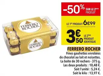 Supeco Ferrero ferrero rocher offre