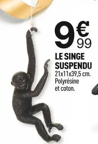 Centrakor Le singe suspendu offre