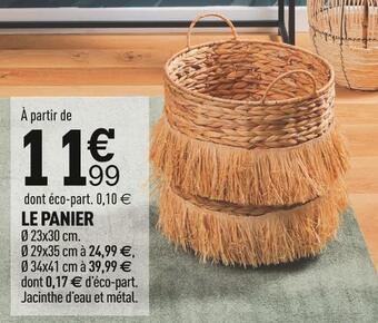 Centrakor Le panier offre