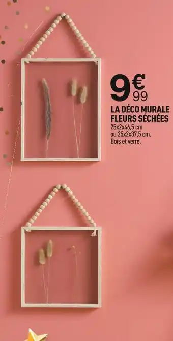 Centrakor La déco murale fleurs séchées offre