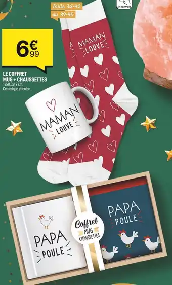 Centrakor Le coffret mug + chaussettes offre