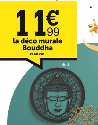 Centrakor La déco murale bouddha offre