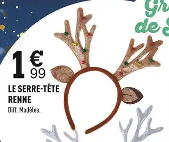 Centrakor Le serre-tête renne offre