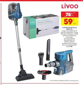 Stokomani L'Aspirateur Balai Sans Fil offre