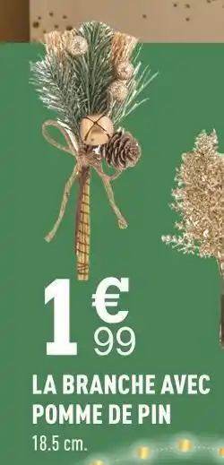 Centrakor La branche avec pomme de pin offre