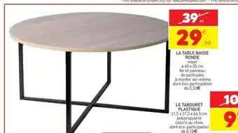 Stokomani La Table Basse Ronde offre