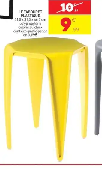 Stokomani Le Tabouret Plastique offre