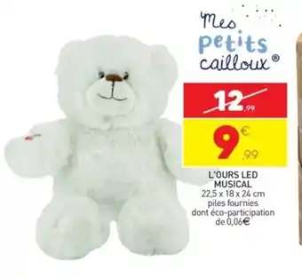 Stokomani L'Ours Led Musical offre