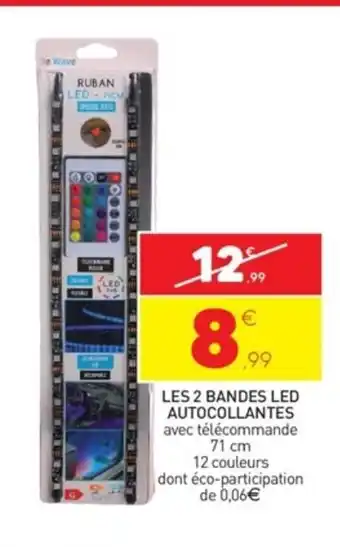 Stokomani Les 2 Bandes Led Autocollantes offre