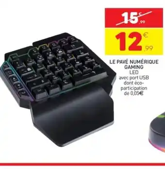 Stokomani Le Pave Numerique Gaming Led offre