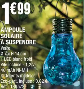 La Foir'Fouille Ampoule Solaire offre