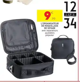 Stokomani L'organisateur De Maquillage De Voyage offre