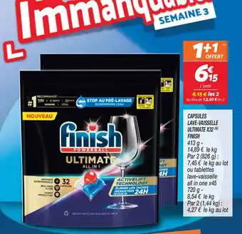 Netto Capsules Lave-Vaisselle Ultimate X32 Finish offre