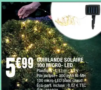 La Foir'Fouille Guirlande Solaire offre