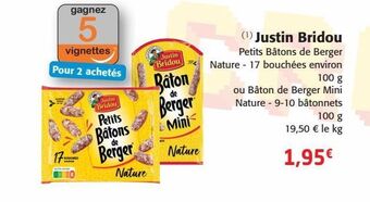 Colruyt Justin bridou offre