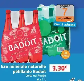 Colruyt Eau minérale naturelle pétillante badoit offre