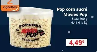 Colruyt Pop-corn sucré movies pop offre