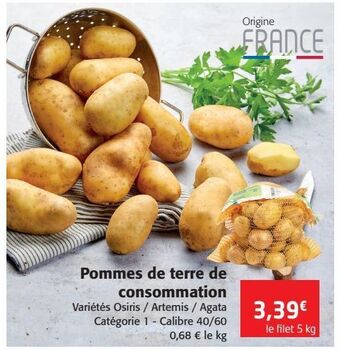 Colruyt Pommes de terre de consommation offre