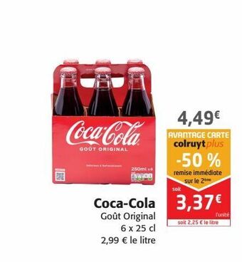 Colruyt Coca-cola offre