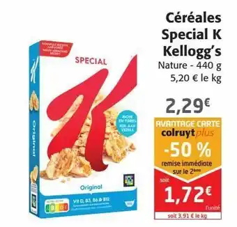 Colruyt Céréales spécial k kellogg's offre