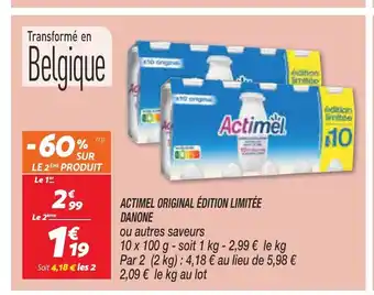Actimel Original Edition Limitee Danone